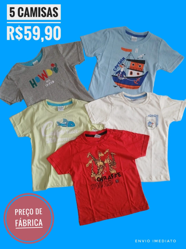 Kit Conjunto Infantil menino